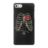 ribcage and heart iPhone 7 Shell Case