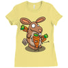 carrot party Ladies Fitted T-Shirt