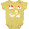 Minnie is my Bestie Baby Bodysuit