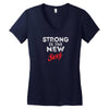 Strong Is The New Sexy Women's V-Neck T-Shirt