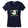 mighty ducks of anaheim Women's V-Neck T-Shirt