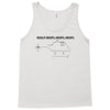 roflcopter funny t shirt geek nerd college gamer Tank Top