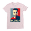 bazinga poster, ideal birthday gift or present Ladies Fitted T-Shirt