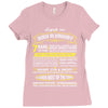 Legends Are Born In January Ladies Fitted T-Shirt