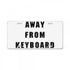 Afk Away From Keyboard License Plate