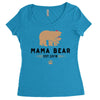 mama bear Women's Triblend Scoop T-shirt