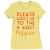 please direct me to the nearest puppies Ladies Fitted T-Shirt