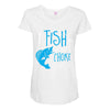 i fish so i don't choke Maternity Scoop Neck T-shirt
