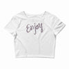 cute enjoy Crop Top