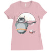 totoro super hero Ladies Fitted T-Shirt