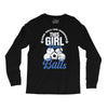 Some Girls Love Diamonds This Girl Loves Balls Long Sleeve Shirts