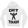 get tough weight lifter lifting gym Zipper Hoodie