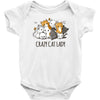 crazy cat lady Baby Bodysuit