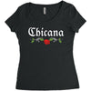 Chicana Women's Triblend Scoop T-shirt