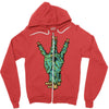 west side Zipper Hoodie