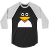 penguin face 3/4 Sleeve Shirt