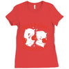 pillow fight, featherweight division Ladies Fitted T-Shirt