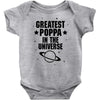 Greatest Poppa In The Universe Baby Onesie