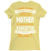 Super Cool Mother Of A Freaking Awesome Granddaughter Ladies Fitted T-Shirt