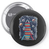 reading rocket ship Pin-back button
