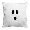 boo face Throw Pillow
