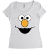 Cookie Monster Elmo Women's Triblend Scoop T-shirt