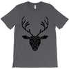 poly deer black T-Shirt