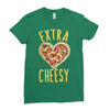 extra cheesy Ladies Fitted T-Shirt