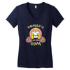 homer's gym Women's V-Neck T-Shirt