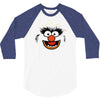 animal face 3/4 Sleeve Shirt