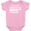 beer drinkers beer diet balance Baby Onesie