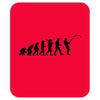 evolution of a fisherman angler mens fishing t shirt Mousepad