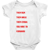 keep moving forward Baby Bodysuit