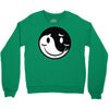 yin yang smiley Crewneck Sweatshirt
