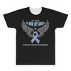 my hero is now my angel stomach cancer awareness All Over Men's T-shirt