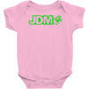black funny glow in dark glowing Baby Onesie
