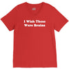 i wish these were brains funny V-Neck Tee