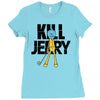 kill jerry Ladies Fitted T-Shirt