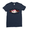 February Peeking Out Baby Girl Ladies Fitted T-Shirt