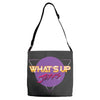 what's up jerks Adjustable Strap Totes