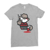 freddy krueger cartoon ideal birthday present or gift Ladies Fitted T-Shirt