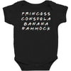 princess consuela banana hammock Baby Bodysuit