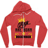 Kings Are Born In December Zipper Hoodie