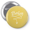 baby belly Pin-back button