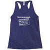 gun permit second amendment Racerback Tank