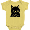 black cat (2) Baby Bodysuit