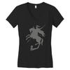 think big Women's V-Neck T-Shirt
