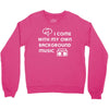 i come with music Crewneck Sweatshirt
