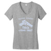 learn polish peace Women's V-Neck T-Shirt