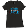 Only The Best Brothers Get Promoted To Uncle Ladies Fitted T-Shirt